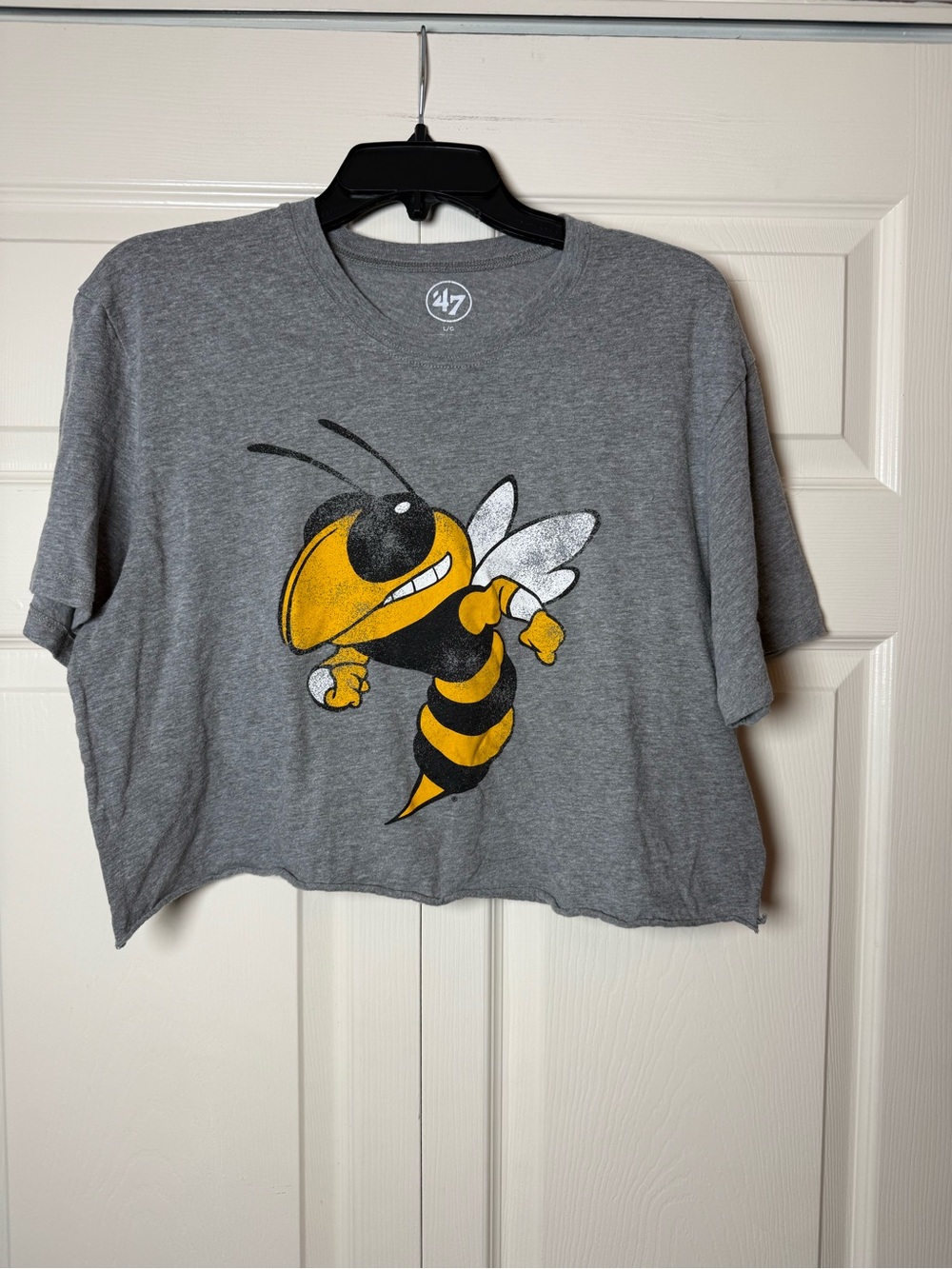 47 Brand Georgia Tech Yellow Jackets cropped t-shirt